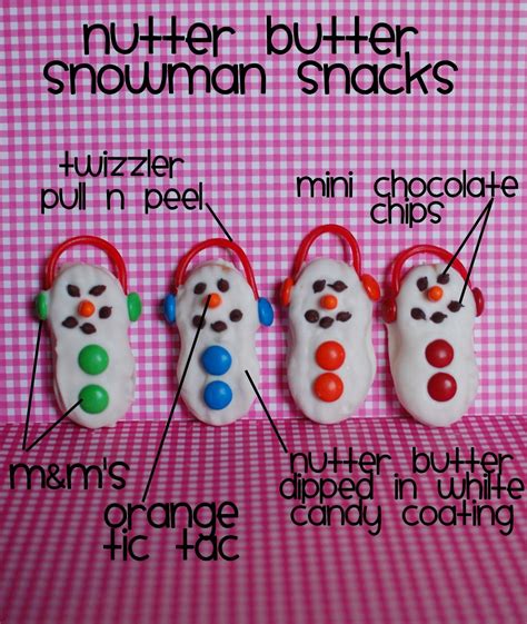 The perfect recipe for the kids to help with and make memories. decorated nutter butter cookies -snowmen with ear muffs ...