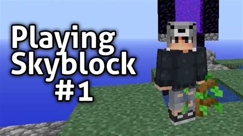 Playing Skyblock In Minecraft 1 Youtube