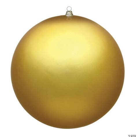 Vickerman 20 Giant Matte Gold Ball Ornament Christmas Decoration