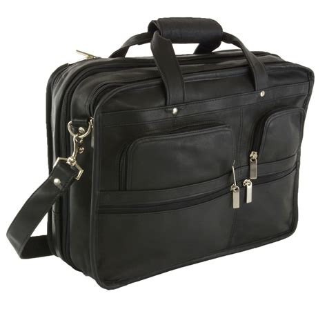 Leather Laptop Tote Bag