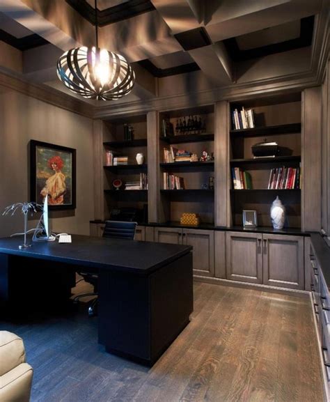 11 Cool Home Office Ideas For Men Home Library Design Home Office