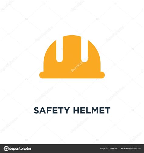 Safety Helmet Icon Construction Concept Symbol Design Work Engineer