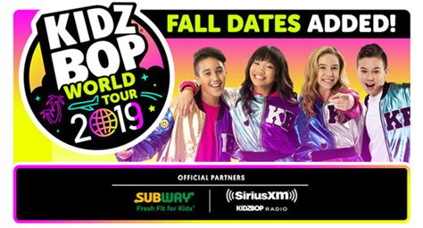 Kidz Bop World Tour Expands For Us Canada Uk The Music Universe