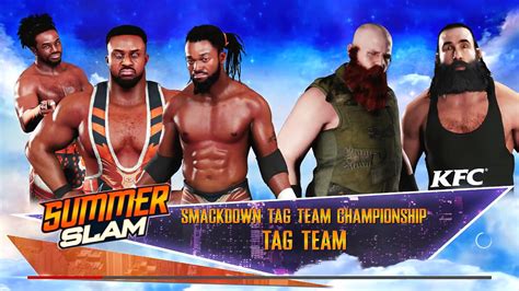 WWE SummerSlam 2018 The Bludgeon Brothers Vs The New Day For The WWE