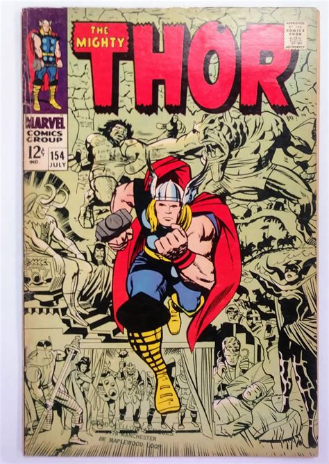 The Mighty Thor 154 Marvel Comics Burriscomics