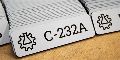 Laser Engraved Plastic Signs And Tags • Terrene Inc