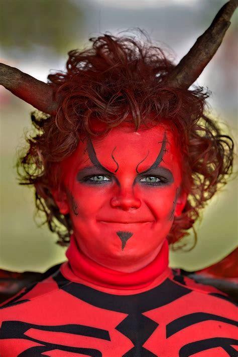 Little Devil Devil Makeup Make Up Art Halloween Makeup Devil Red