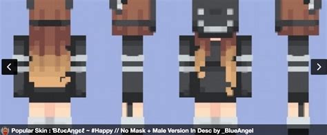Minecraft Masked Girl Skin Rumaisa Peck