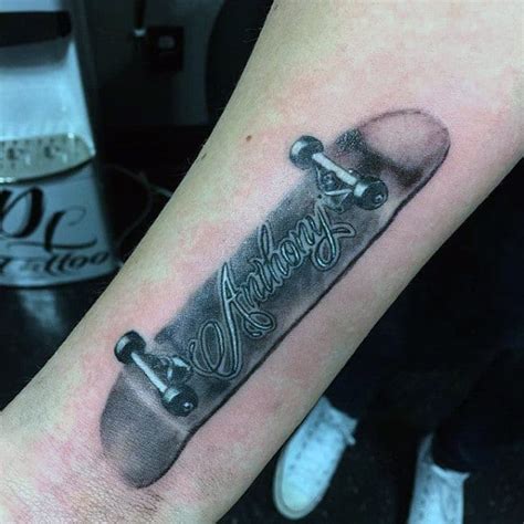 100 Skateboard Tattoos For Men Cool Designs Part Two
