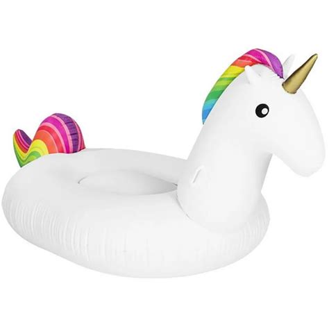 275 cm long giant inflatable unicorn pool float inflated ride on water floating summer water