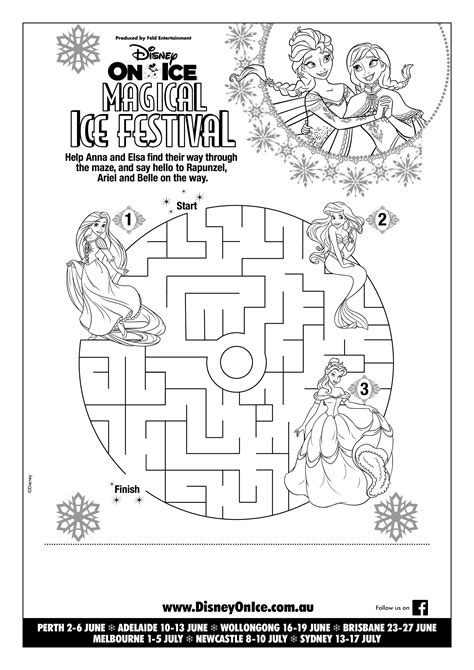 Search images from huge database containing over 620 we have collected 36+ free printable mermaid coloring page images of various designs for you to color. Awesome FREE Printable Disney On Ice Activity Sheets Plus Your Chance to Win Tickets - Mum's Lounge
