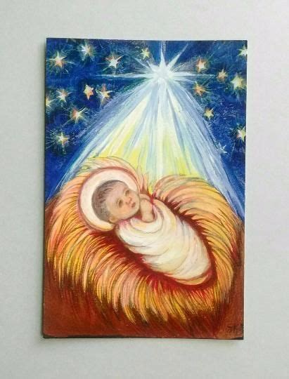 Baby Jesus Postcards Set Of Three Jesus Art Christmas Paintings On
