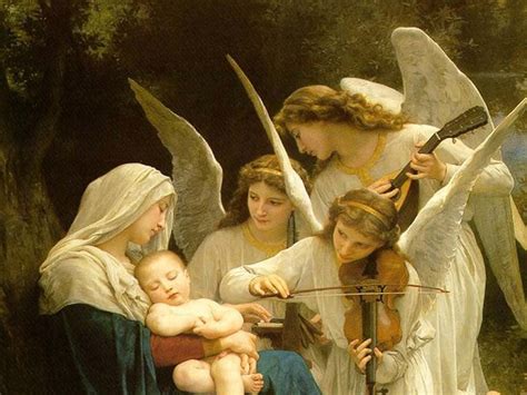 Mary Baby Jesus Angels Catholic Lane