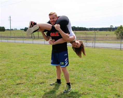 The OAK Australian Wife Carrying Titles 2016 Taken On By Kane And Erin