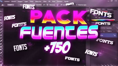 Pack Fonts Pack De Fuentes Para Android Y Pc Free Youtube