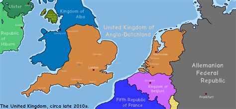 United Kingdom Of Anglo Dutchland R Imaginarymaps