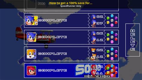 How To Get A 100 Save For Dummies Sonic The Hedgehog 2 Absolute
