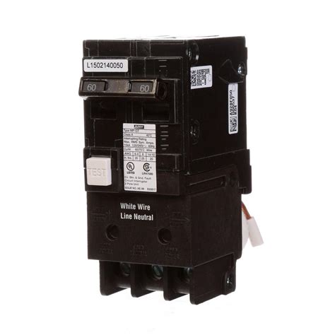 Murray 60 Amp Double Pole Type Mp Gt Gfci Circuit Breaker Mp260gfp