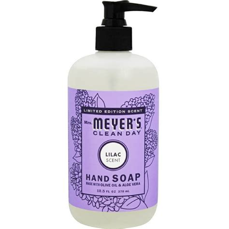 3 Pack Mrs Meyers Clean Day Liquid Hand Soap Lilac 125 Oz