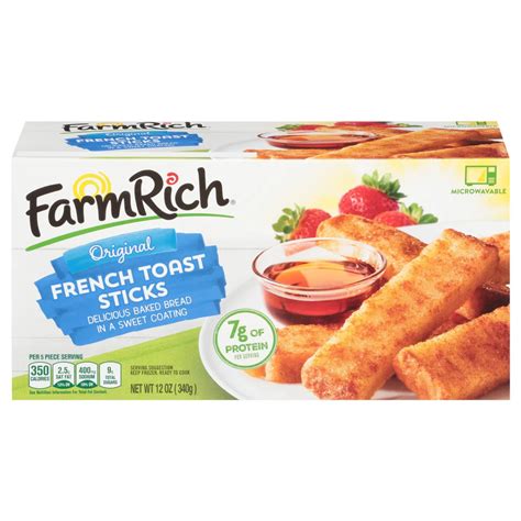Farm Rich Original French Toast Sticks Shop Entrees And Sides At H E B