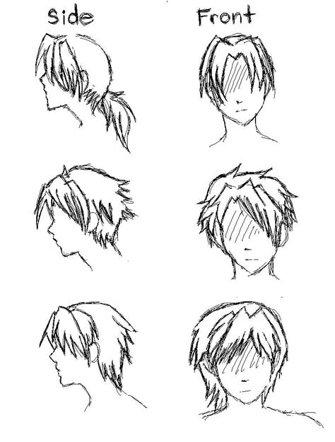Male Hair Reference By Anim3su3nos On Deviantart