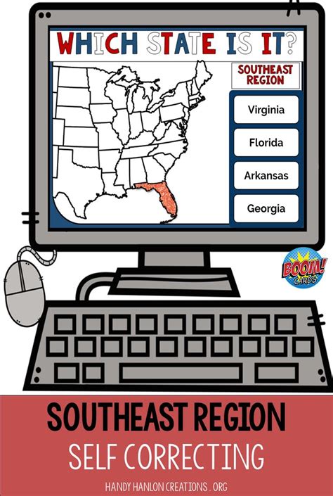 The Southeast Region States And Capitals States And Capitals Teacher