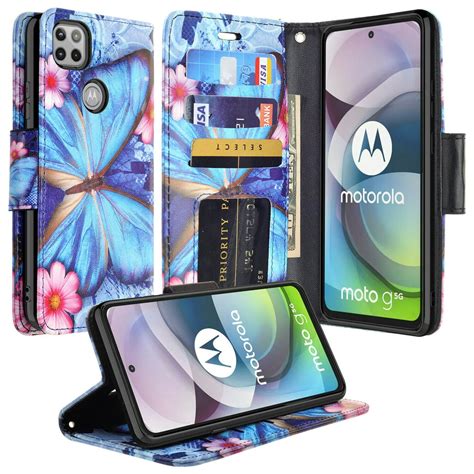 Spy Case For Motorola Moto One 5g Ace Phone Case Kickstand Cute Pu