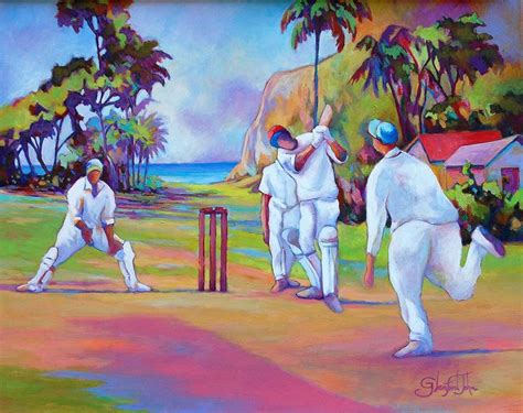 Artwork Cricket Cricket Games Sports Painting Sports Art