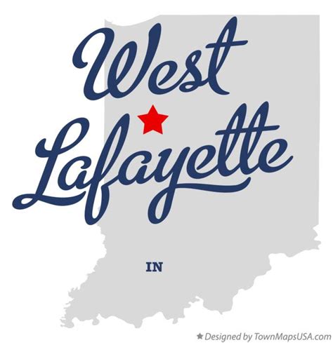 Map Of Lafayette Indiana