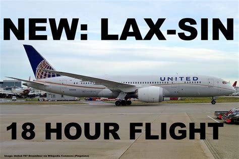 United Airlines Announces 18 Hour Nonstop Los Angeles To Singapore