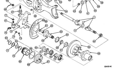Ford F250 4x4 Front Axle Diagram