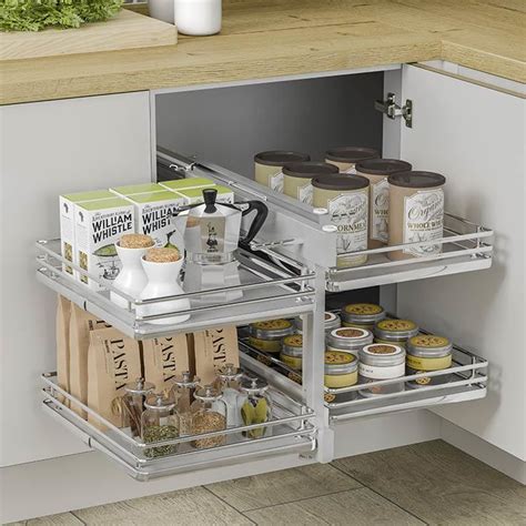 The compatible designed corners are suitable to place in right as well as left corner of kitchen. Kitchen Magic Corner Unit | Order From