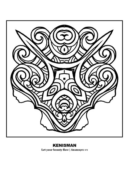 Free Printable Adult Coloring Pages By Kenisman Add A Touch Of Creativity