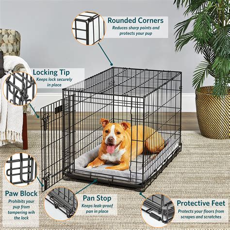 Dog Crate Midwest Life Stages 36 Folding Metal Dog Crate Divider