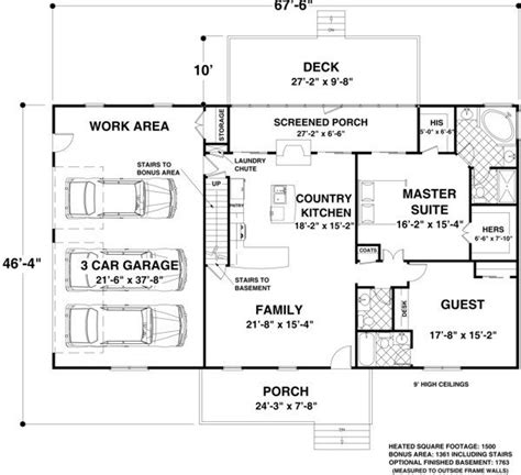 1500 Sq Ft Ranch House Plans New 1500 Square Foot Open Floor Plans