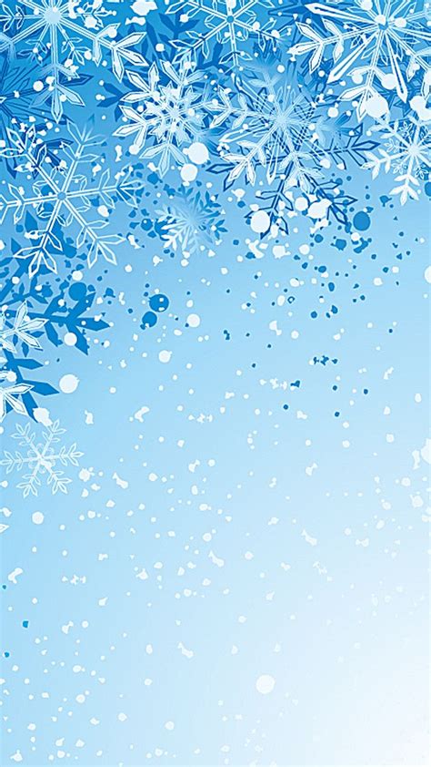 Free Blue Snowflake Winter Background Images Blue Snowflake