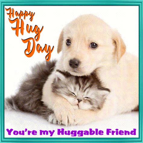 A Cute Hug Day Card For You Free Hug Day Ecards Greeting Cards 123 Greetings