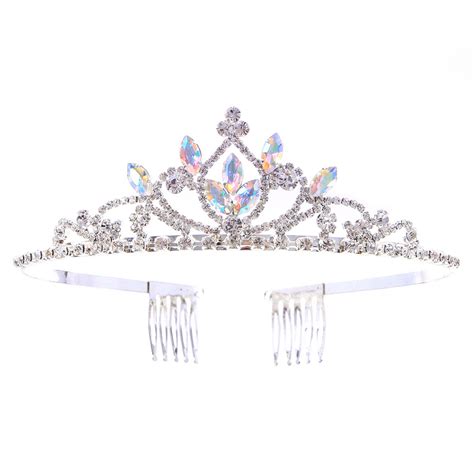 T1239 Abs Rhinestone Tiara Tiara Crown