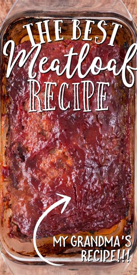 I know, some of you are thinking them's fightin' words and hitting unsubscribe right now. Grandma's Meatloaf Recipe 2Lbs - The one person in our ...