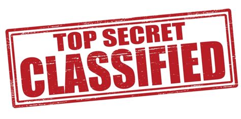 Classified Top Secret Hidden Red Confidential Vector Hidden Red