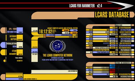 Lcars For Rainmeter Version 24 March 15 2014 By Jefson On Deviantart