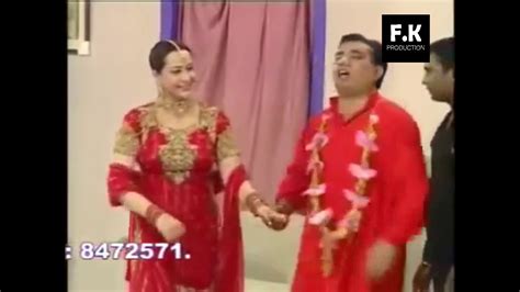 Nasir Chinyoti And Nargis Best Wedding Punjabi Jokes Stage Drama Youtube