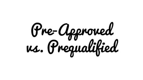 Pre Approved Vs Pre Qualified Whats The Difference Tim Fox Homes