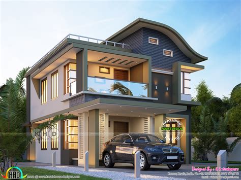 ₹40 Lakhs Cost Estimated Contemporary Modern House Kerala Home Design