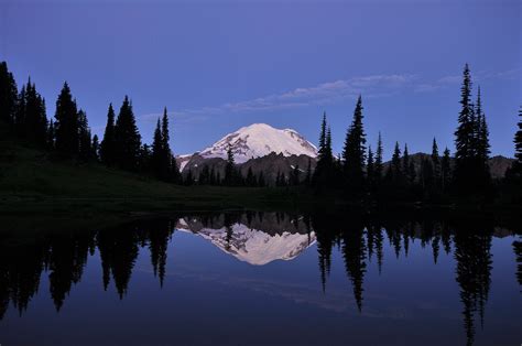 A Night At Mt Rainier Part 19 600am Pre Twilight Co Flickr