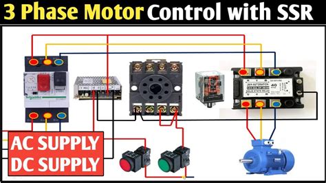 3 Phase Motor Control With Ssr Ssr Holding Circuit Diagram 3 Phasr