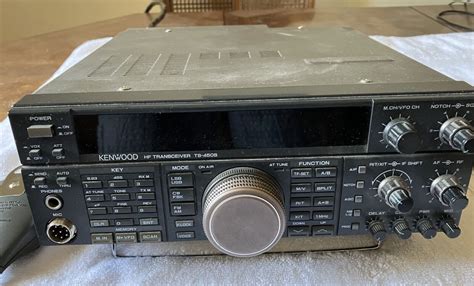 Kenwood Ts 450s Hf Fm Am Transceiver 100w Antenna Tuner Manual Ham Amateur Radio Ebay