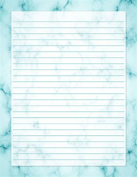 Printable Blue Paper Academic