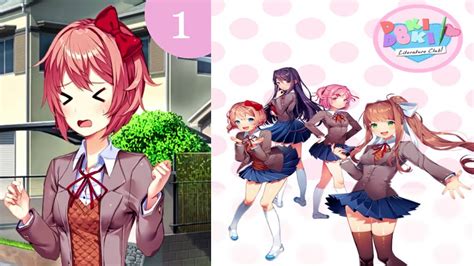 Doki Doki Literature Club Part 1 After School Activities New Game Blind Youtube