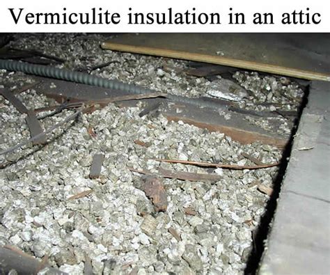 Maybe you would like to learn more about one of these? Vermiculite insulation in an attic.